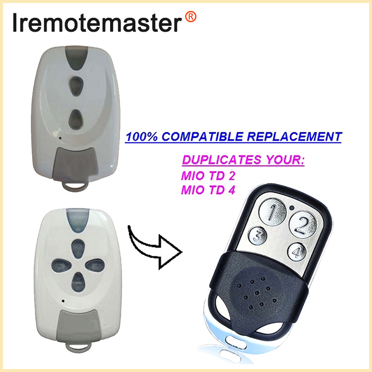 MIO TR2 TR4 Garage Remote Control Rolling Code 433MHz